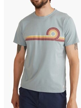 Marine Layer NWT Sport Recycled Performance Graphic T-Shirt Size Medium